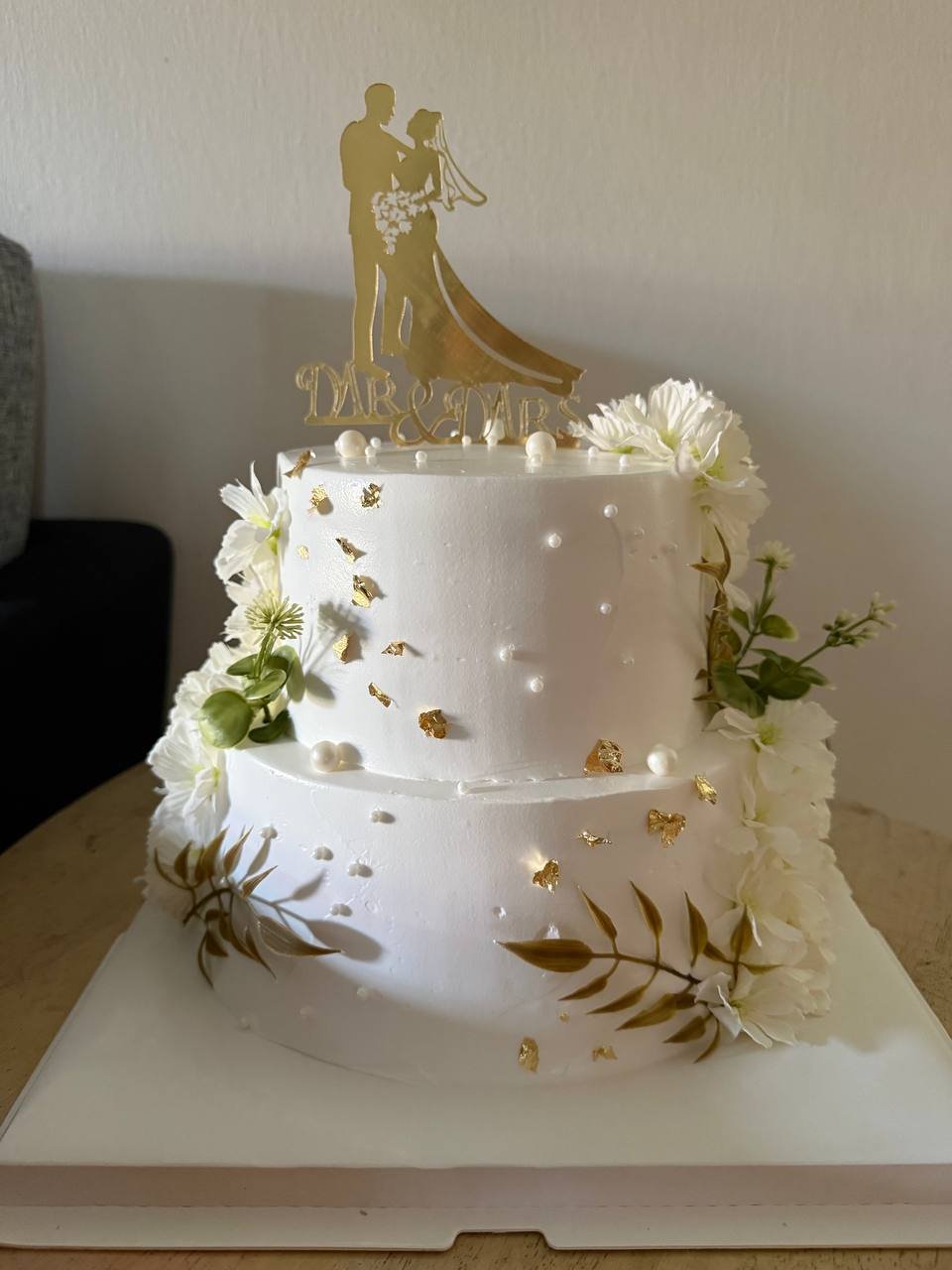 Vanilla Cream Wedding Cake